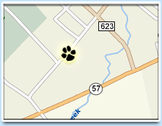 Image: Inset map from MapQuest. Click to open a map in a new window.